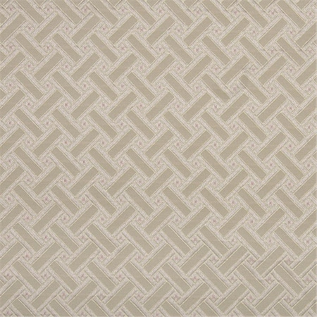 Designer Fabrics 54 in. Wide Gold- Pink And White- Lattice Brocade Upholstery Fabric D133